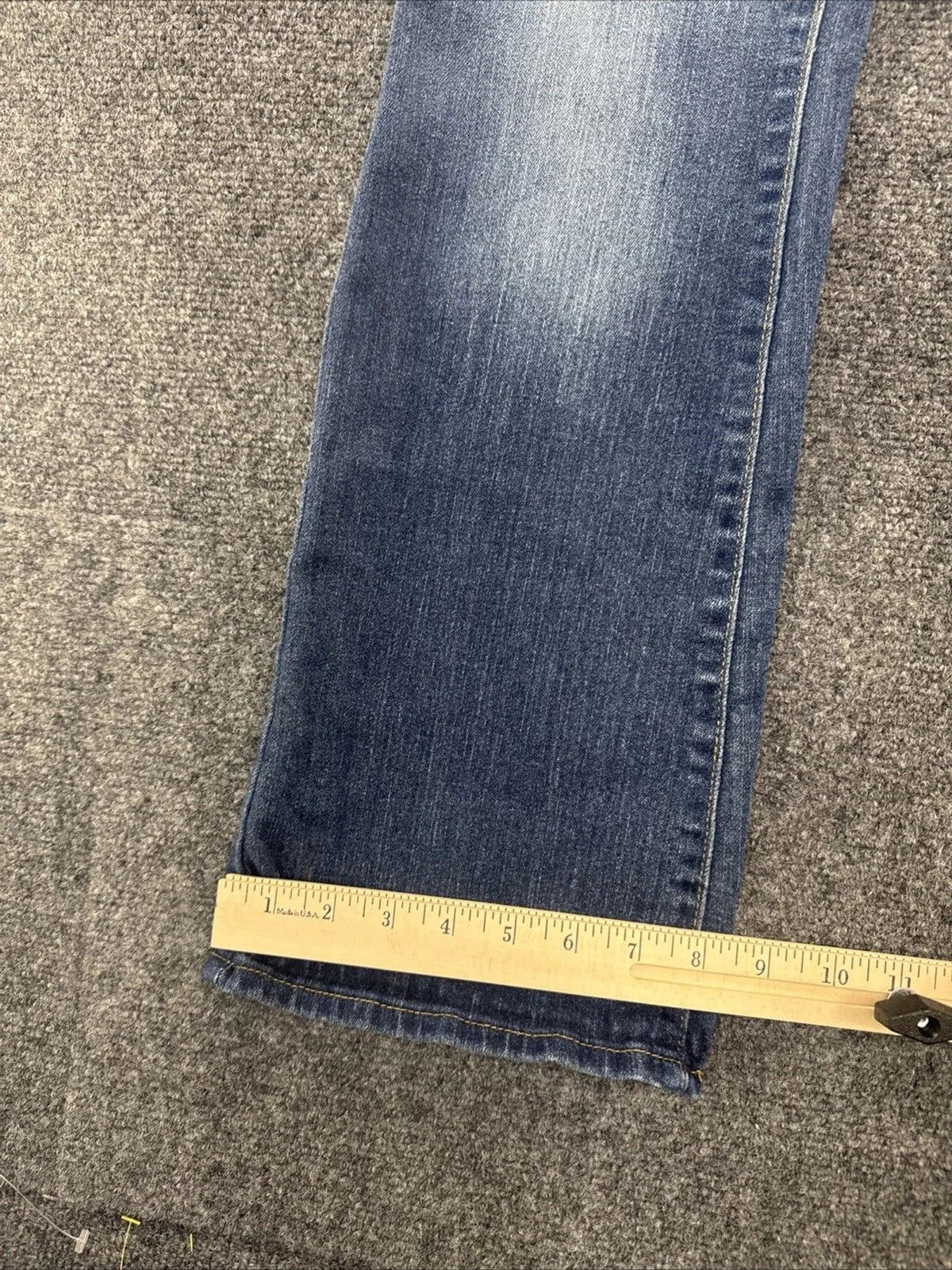 Levi Strauss Signature Mid Rise Bootcut Jeans Women W31 L30 Blue Stretch Denim