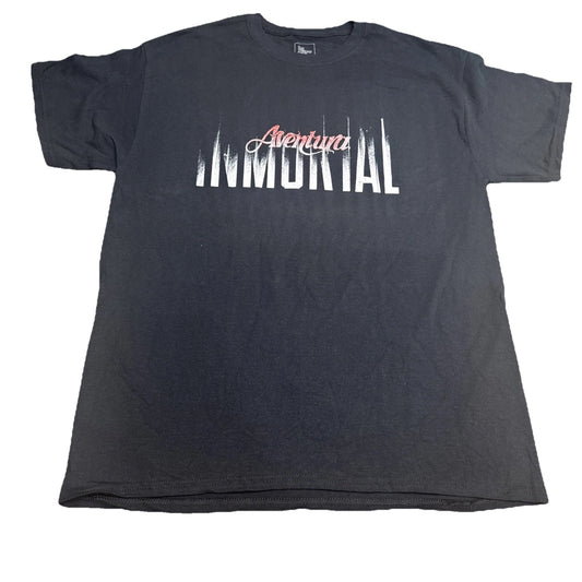 Aventura Inmortal Tour T-Shirt Black Men's Large Latin Music Concert Tee BNWOT