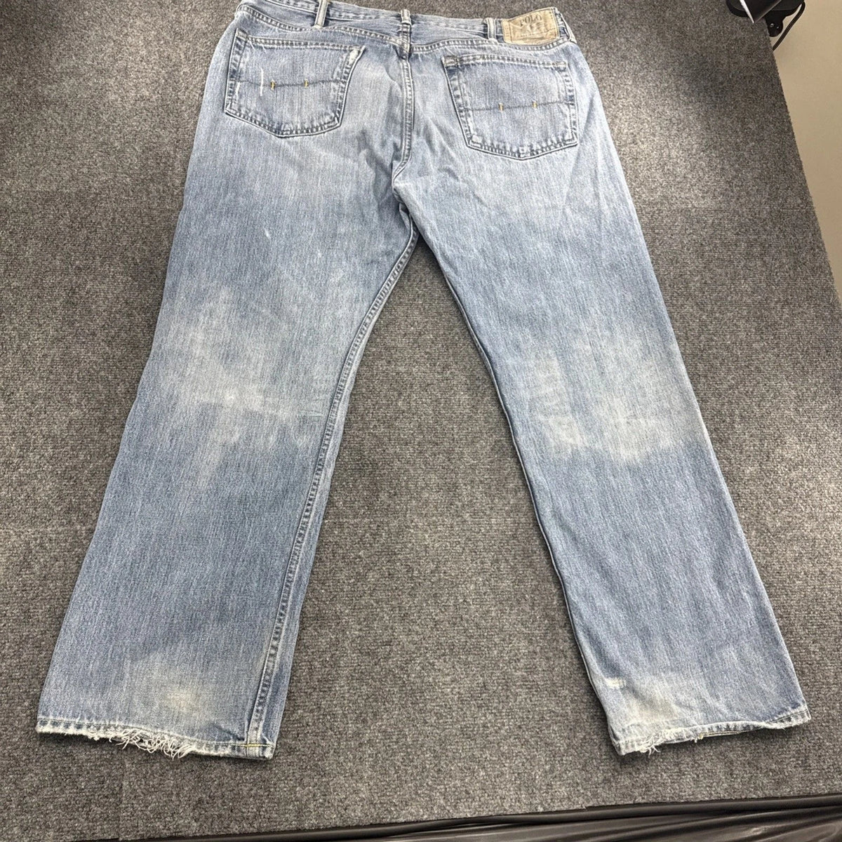 Polo Ralph Lauren Quality Denim Goods Jeans 38x30 Essex Light Wash Cotton