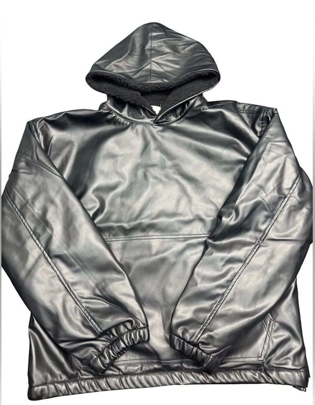 The Perfect Example Fleece Lined Hoodie Small Minimalist Athleisure Winter Heat