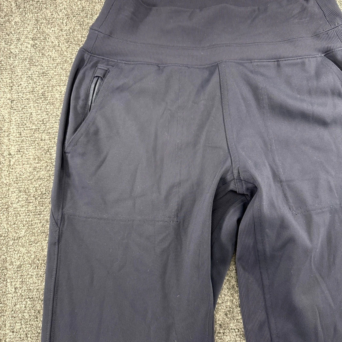 Athleta Women's Small Petite Navy Blue Zip Pocket Performance Joggers
