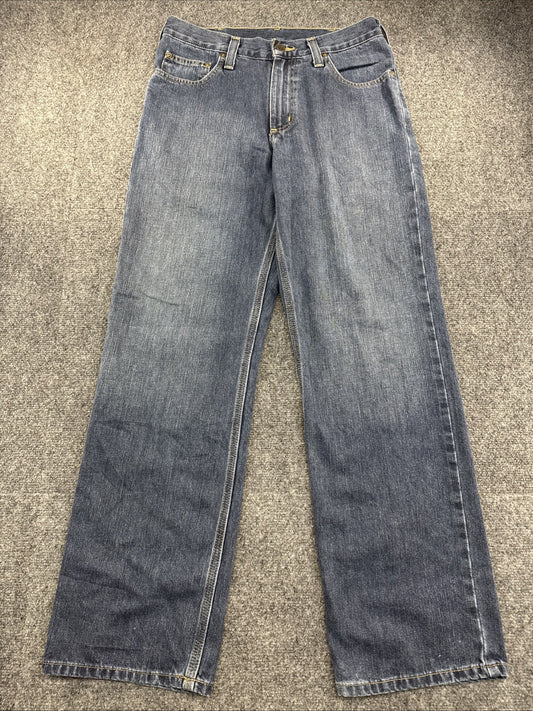 Carhartt Relaxed Fit Holter Jeans Men’s 30x32 Bedrock Straight Leg 101483