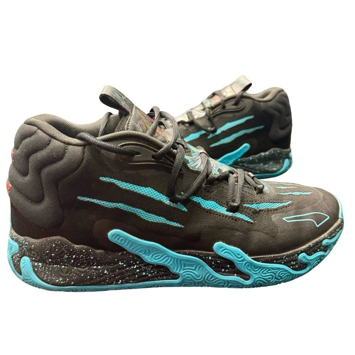 Puma LaMelo Ball MB.03 Blue Hive Basketball Shoes Men’s Size 11 Black Blue