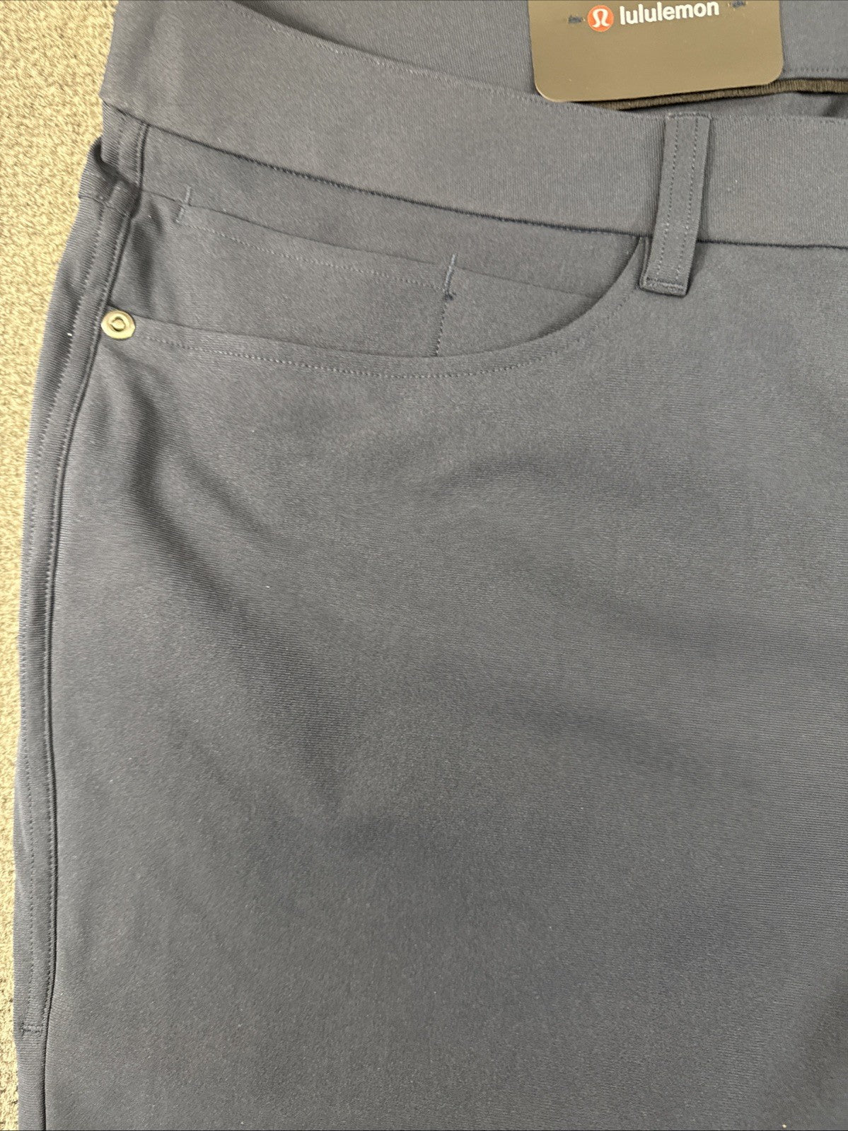 Lululemon ABC Slim-Fit 5-Pocket Pants Men’s 40x30 True Navy Warpstreme NWT