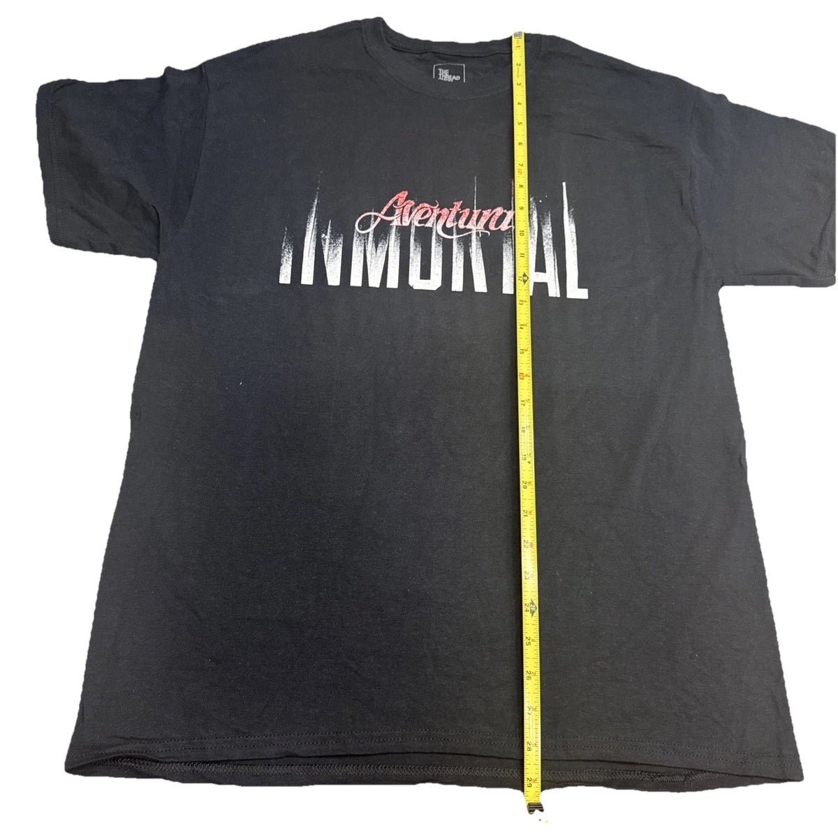 Aventura Inmortal Tour T-Shirt Black Men's Large Latin Music Concert Tee BNWOT