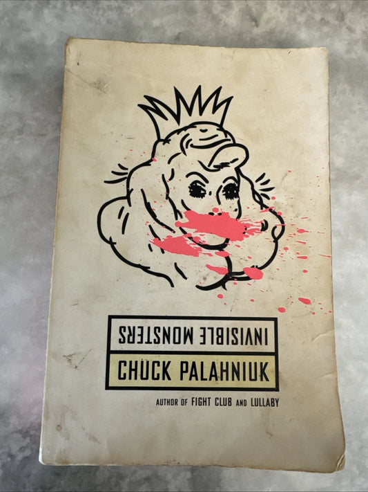 Invisible Monsters Chuck Palahniuk Paperback Novel Fiction Book