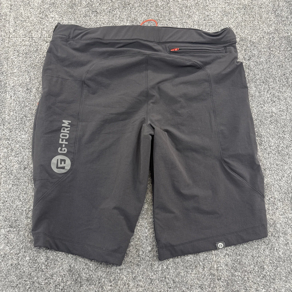 G-Form Rhode MTB Cycling Shorts Men’s L Black Stretch Mountain Bike