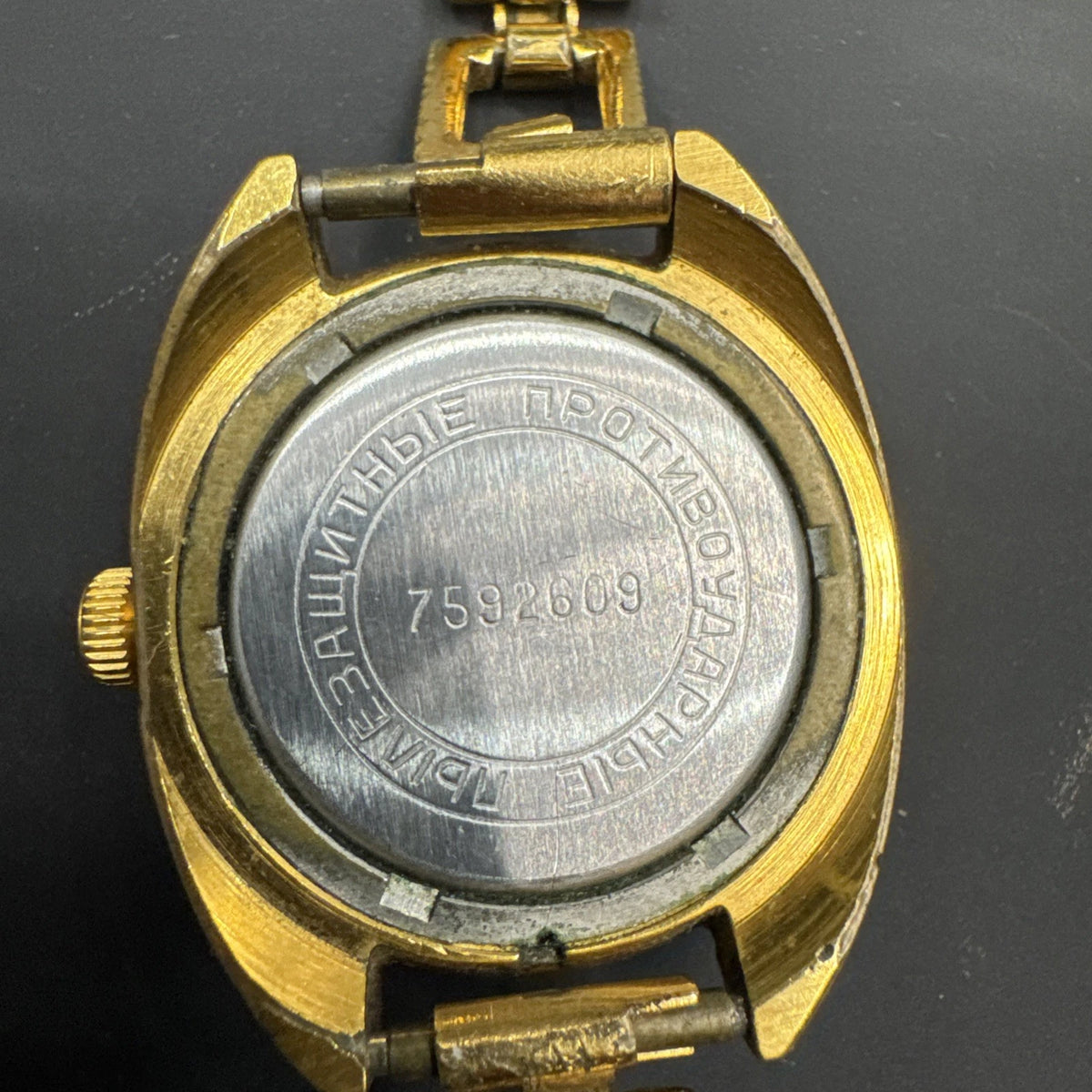 Vintage Zarya 22 Jewels Moscow 1980 Olympics USSR Mechanical Watch Working