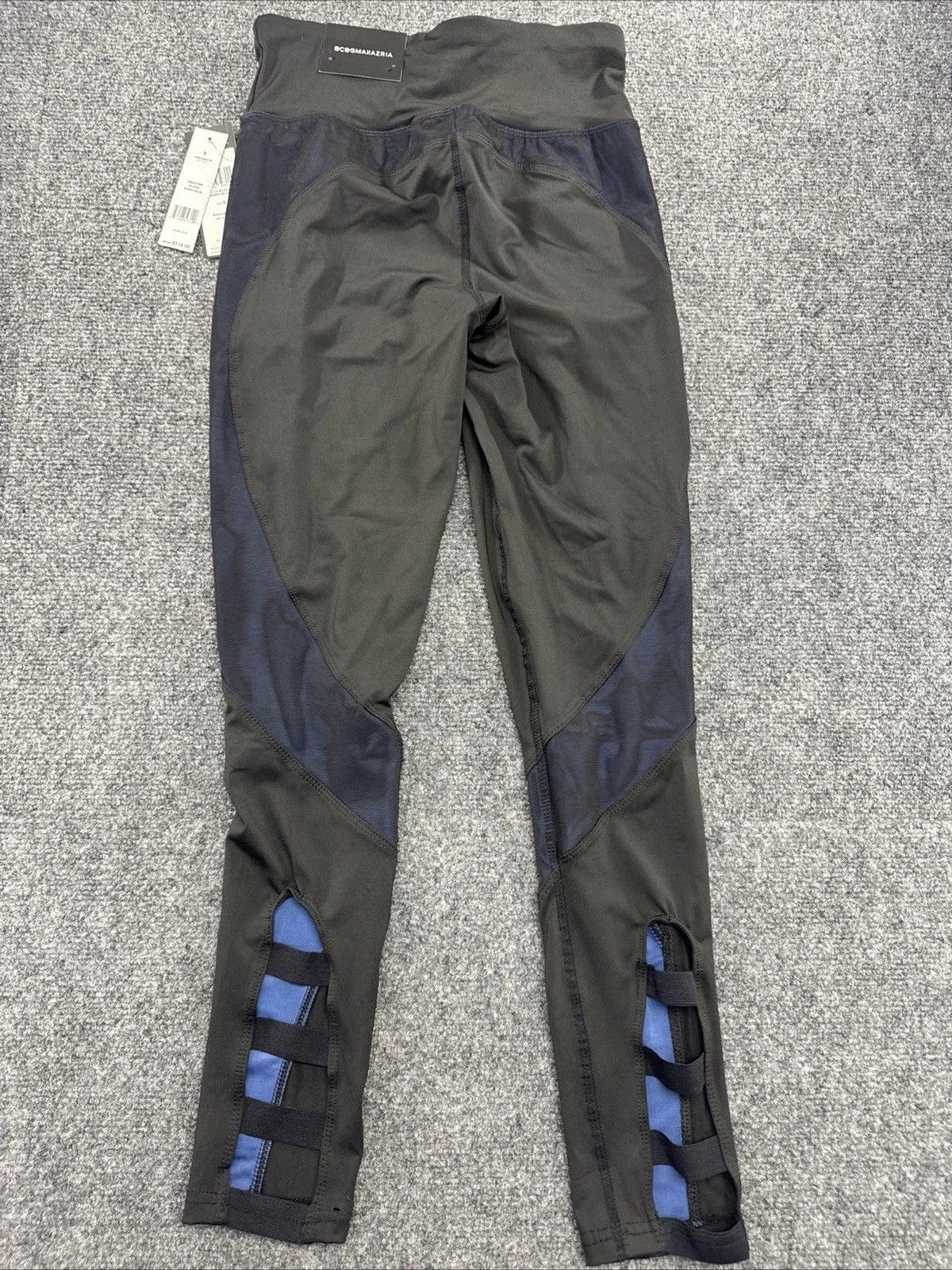 BCBGMAXAZRIA Allegra Leggings Women S Black Perry Blue High Rise NWTBCBGMAXAZRIA