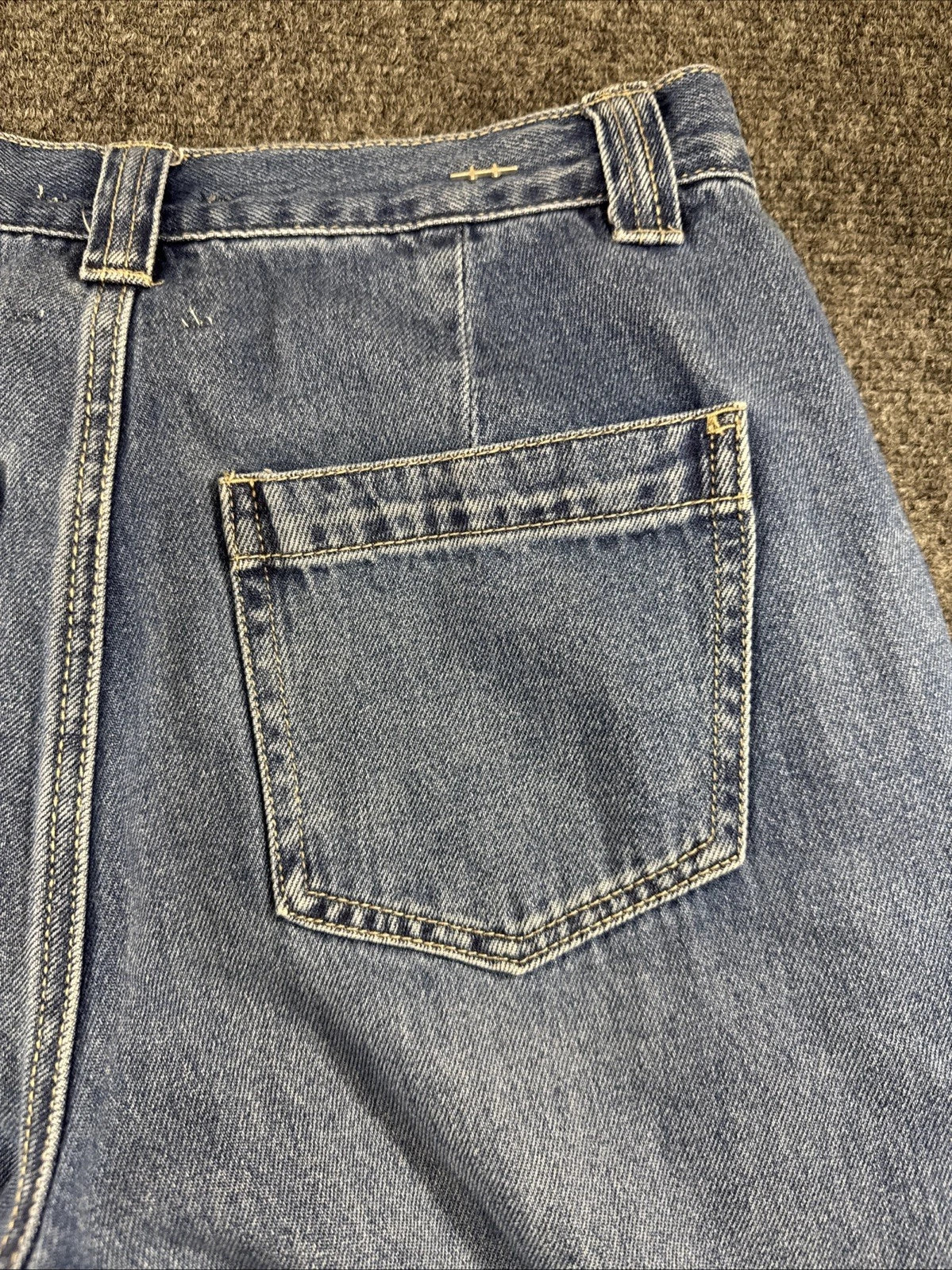Habitual Womens Jeans 26 High Rise Wide Leg Palazzo Baggy Medium Wash Denim NEW
