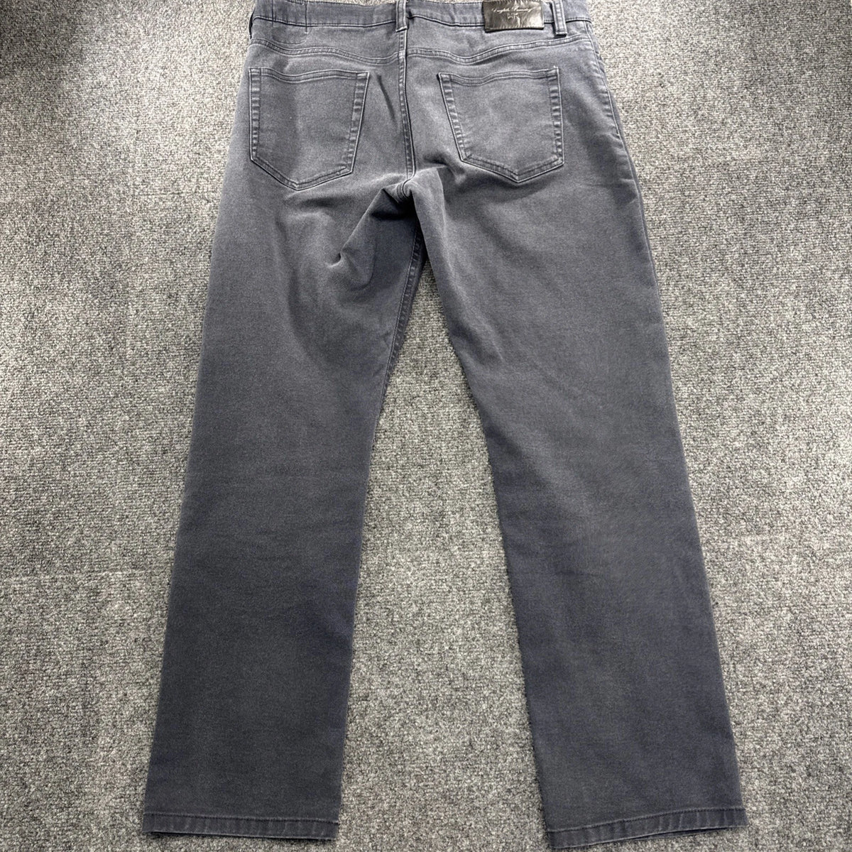 English Laundry Mens Jeans 34x30 Charcoal Gray Stretch Straight Leg 5 Pocket