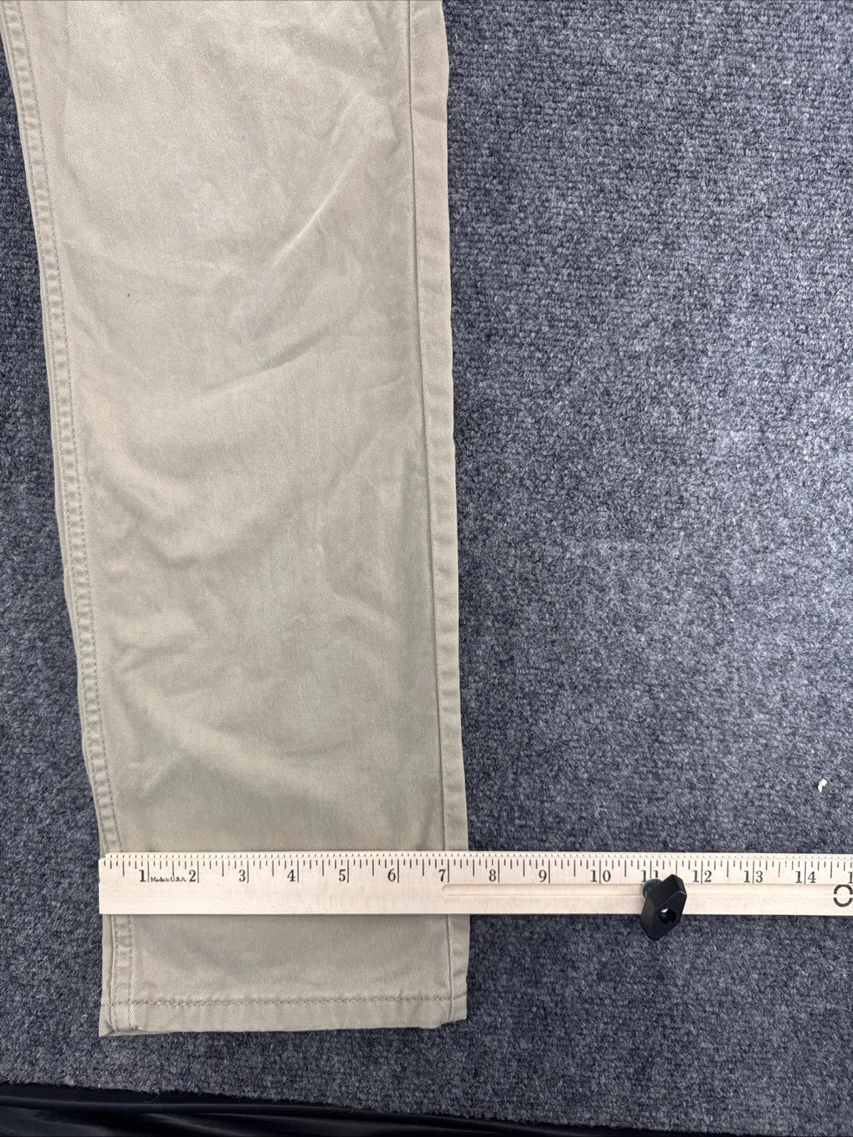 Levi's 514 Straight Fit Khaki Jeans Men's 32x30 Beige Stretch Denim Casual Pants