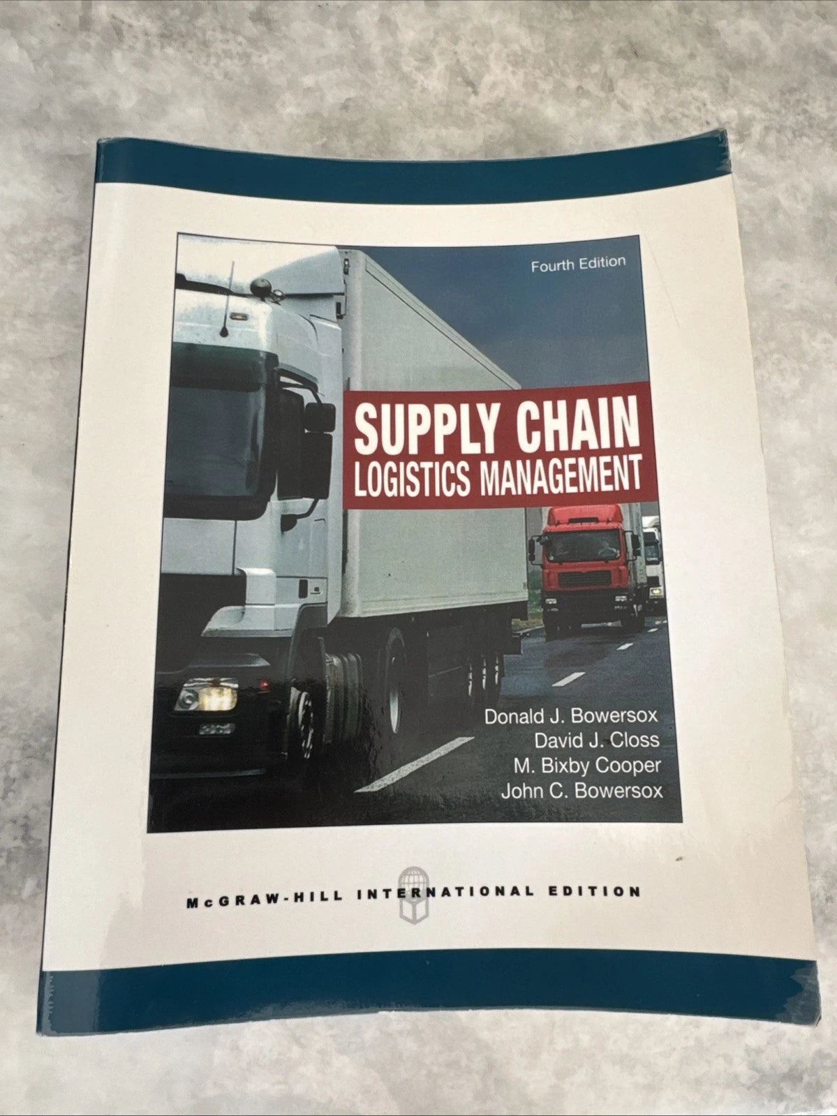 Supply Chain Logistics Management 4th Ed Bowersox McGraw Hill Paperback