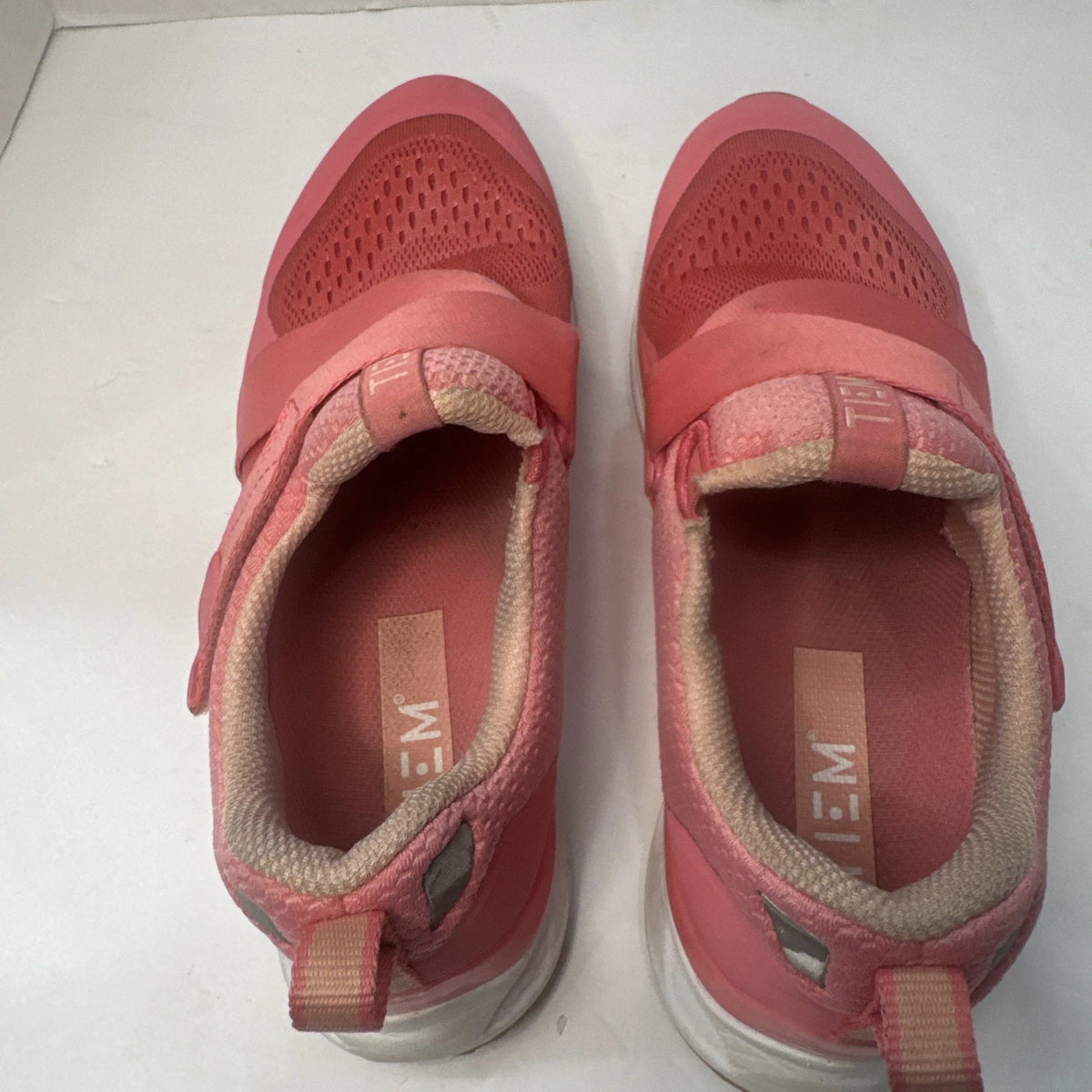 TIEM Slipstream Women’s Indoor Cycling Shoes Size 7 Coral Pink SPD Cleats