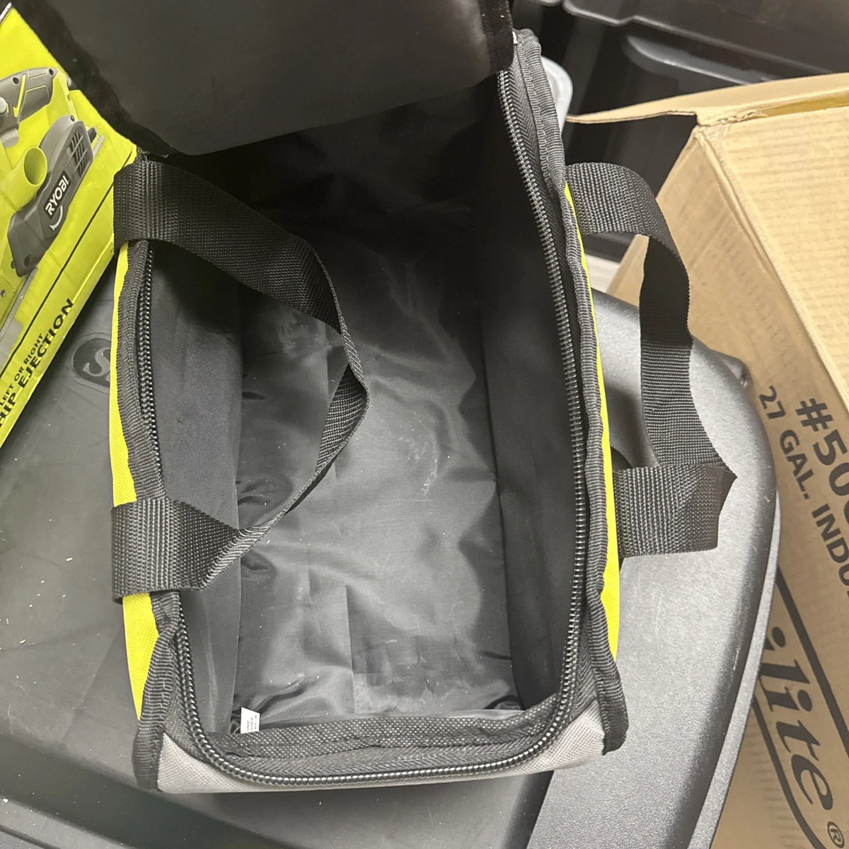RYOBI HPL52K 6 Amp Corded Hand Planer 3-1/4" Dust Bag Carry Bag Open Box