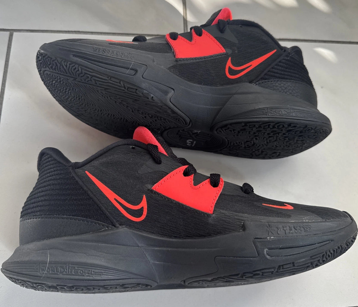 Nike Kyrie Low 5 DJ6012-004 Men's 7.5 Black Bright Crimson Basketball Shoes