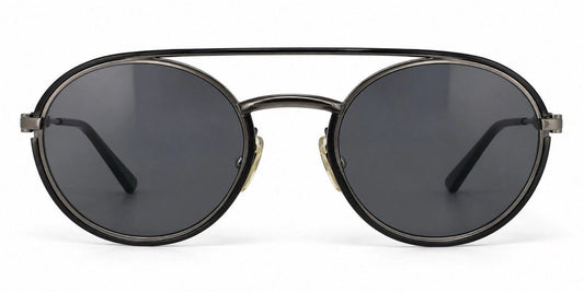 Dior Homme Synthesis 01 Sunglasses Black Round 51-22-155 w/ Case Box