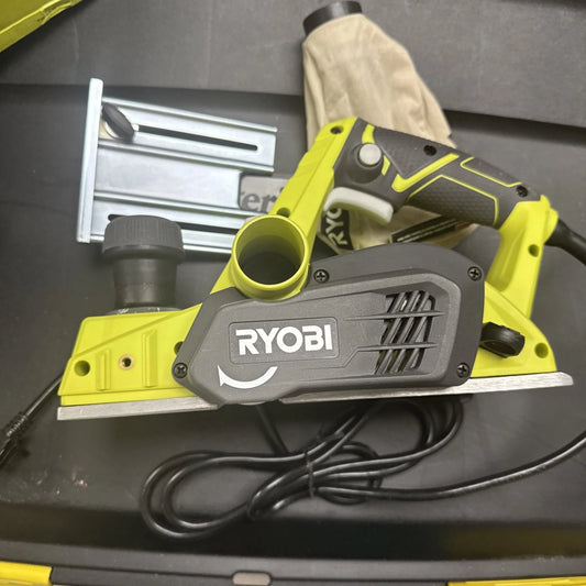 RYOBI HPL52K 6 Amp Corded Hand Planer 3-1/4" Dust Bag Carry Bag Open Box