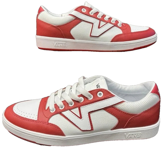 Vans Lowland CC ComfyCush Red White Men’s 10.5 Women’s 12 Sneakers NIB