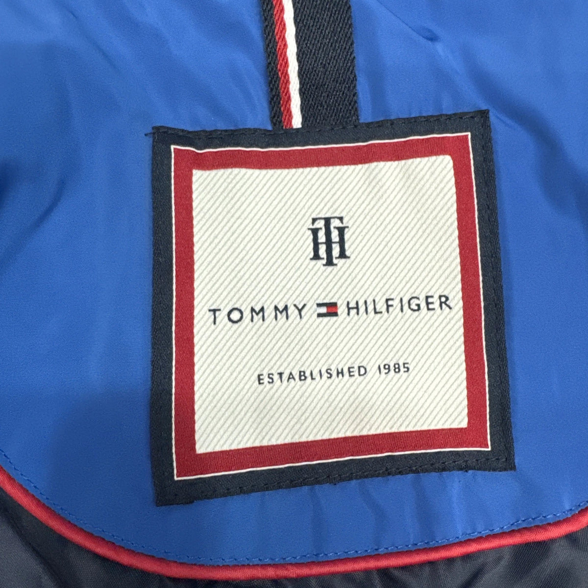 Tommy Hilfiger Puffer Vest Womens XS Blue Quilted Full Zip Lightweight EUC