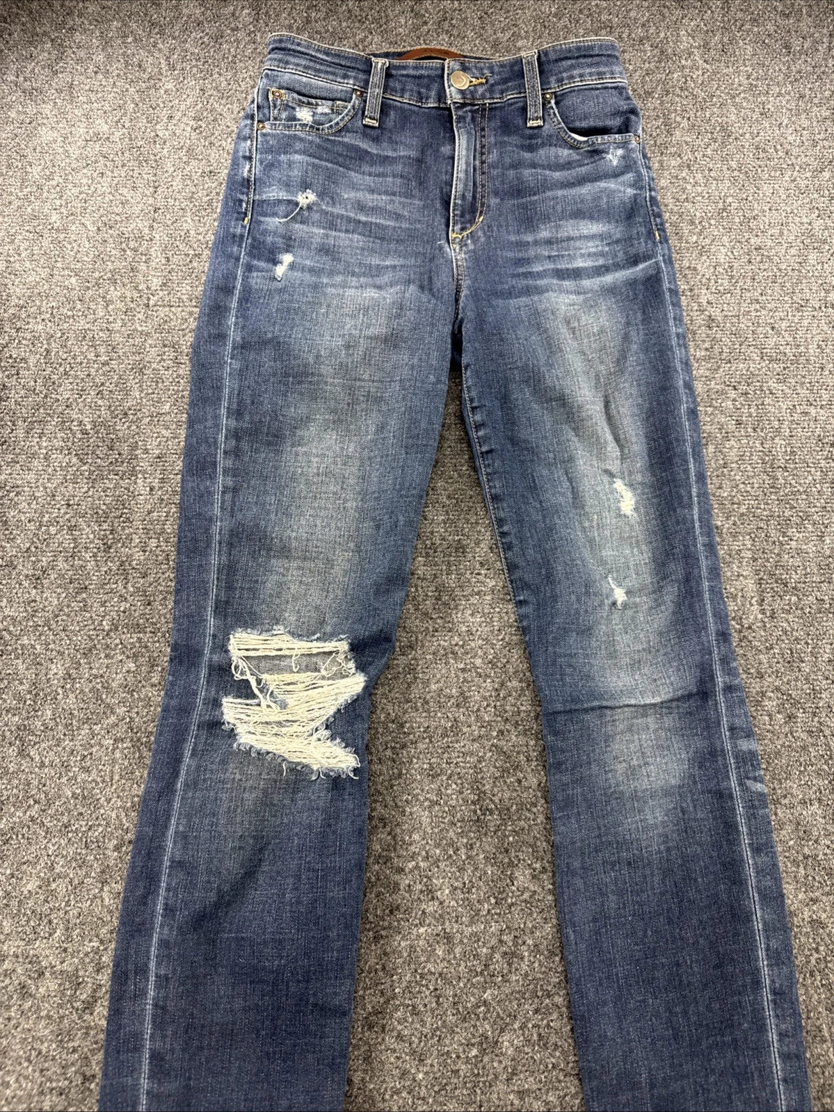 Joe's Jeans Charlie High Rise Skinny Distressed Women's 25 Flawless