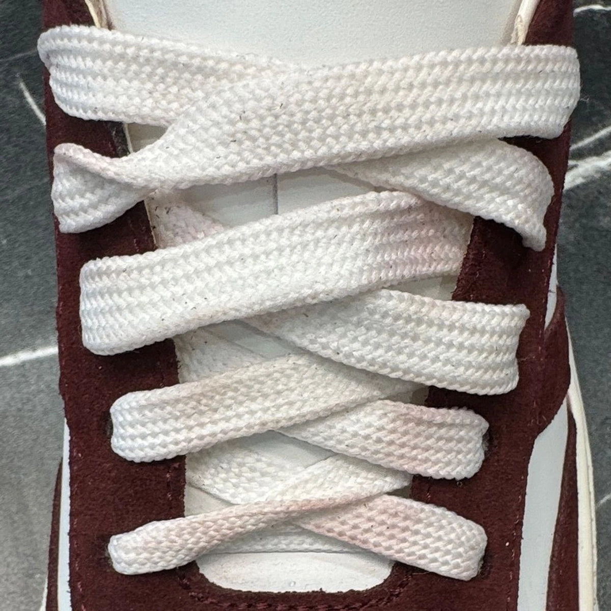 Baldinini Leather Sneakers Men’s EU 39 US 6 White Burgundy Made in Italy