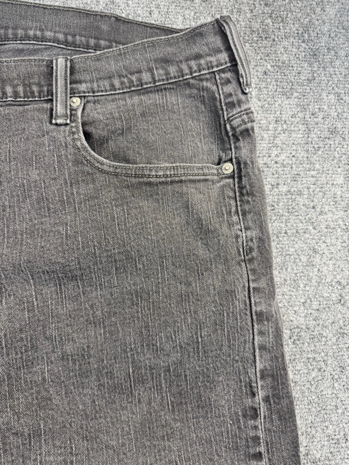 Levi's 569 Loose Straight Jeans Men's W40 L32 Faded Black Denim