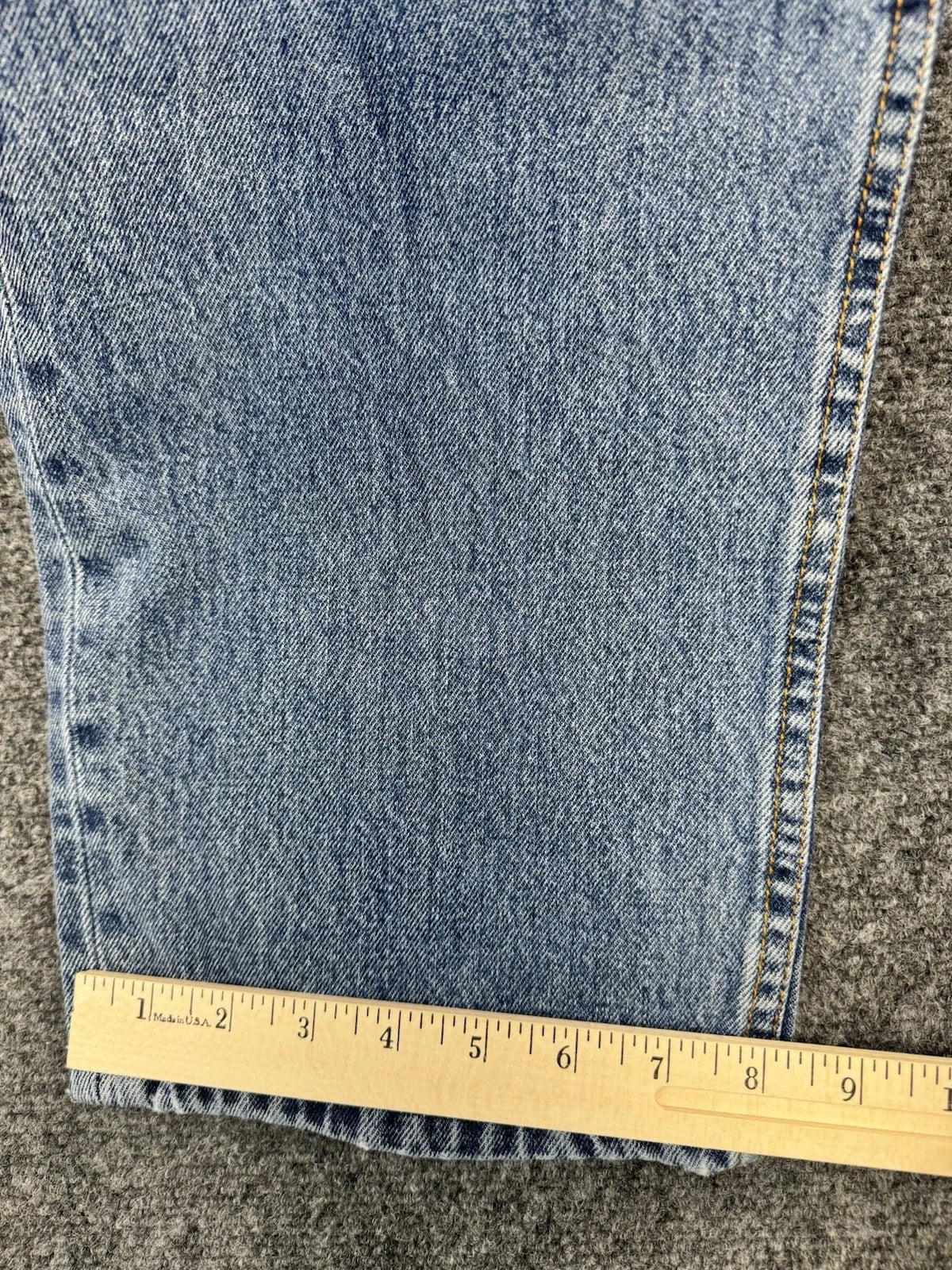 Levi's Men's Jeans W38 L34 Light Wash Blue Denim Straight Leg Distressed