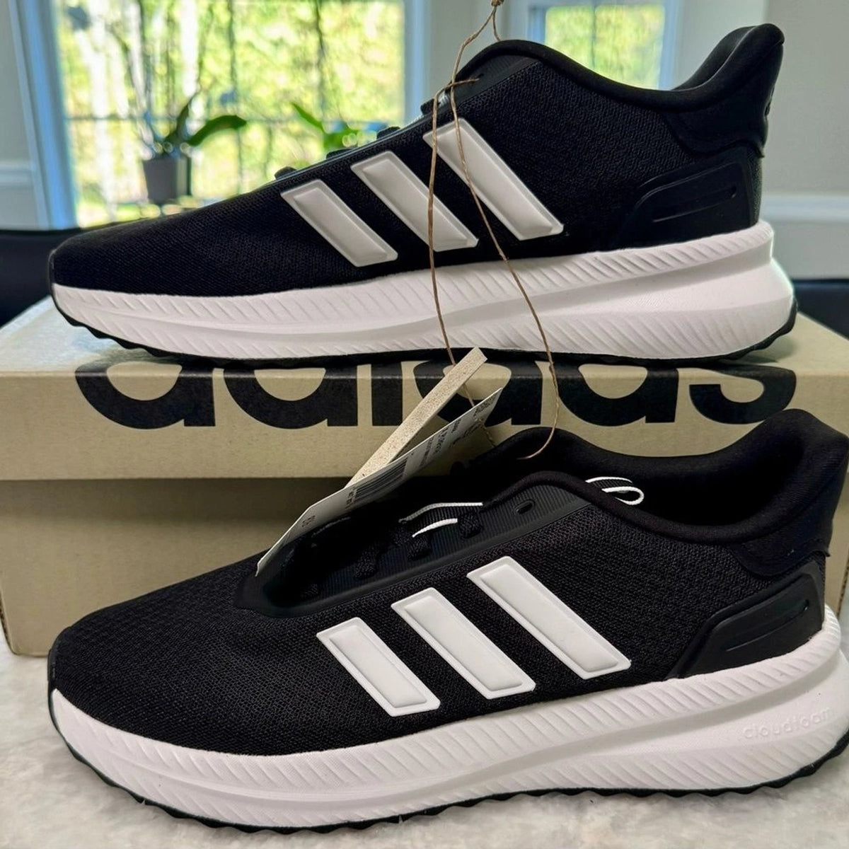 adidas X_PLRPATH JH6983 Mens 8.5 Olive Black Cloudfoam Sneakers New In Box