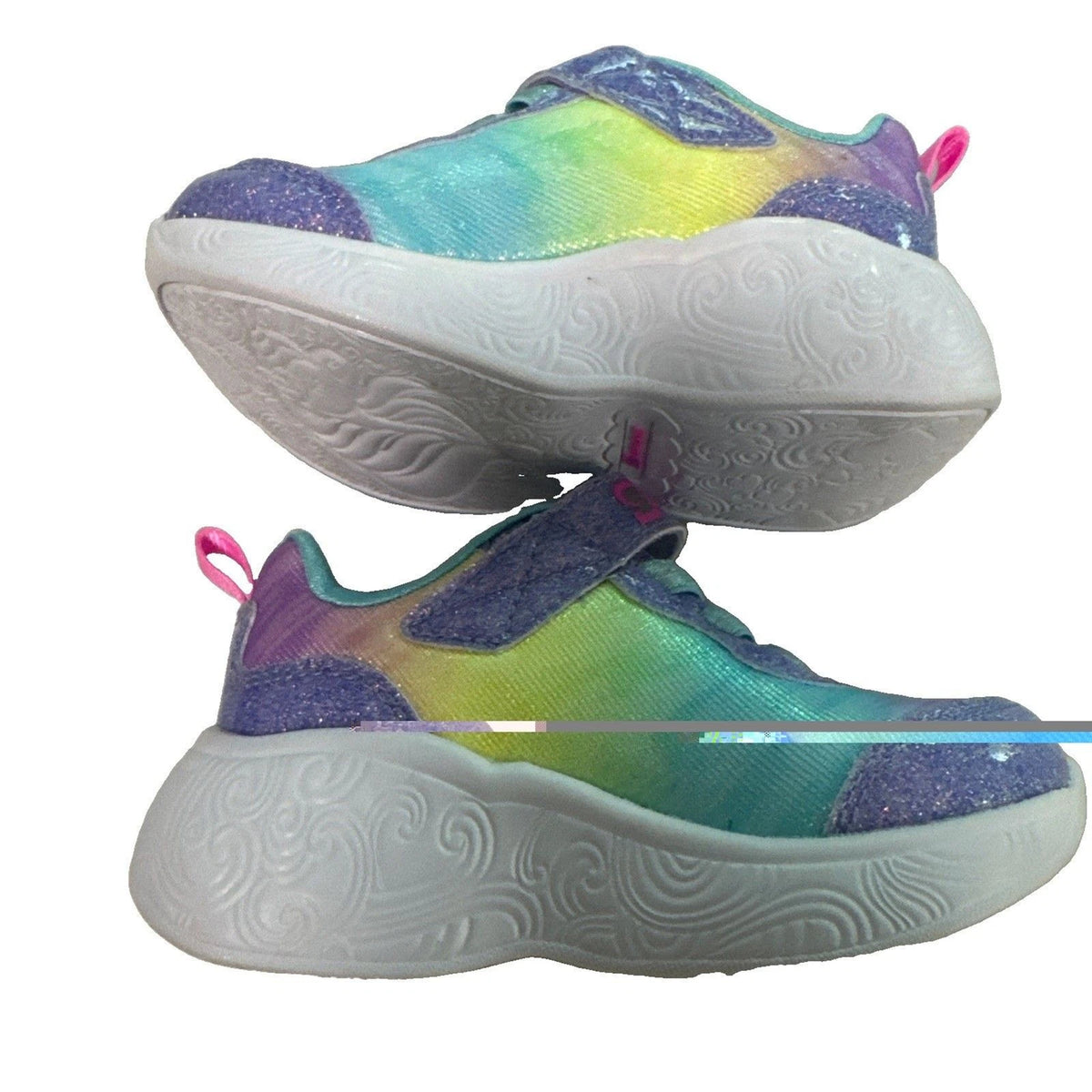 S Sport by Skechers Alina Hearts Pink Light-Up Sneakers Toddler Girls 6T