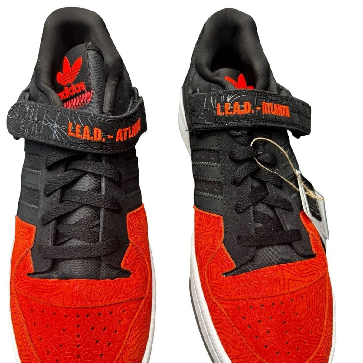 adidas Forum Low L.E.A.D. Atlanta Men’s 11 Black Red GZ6604 New Box