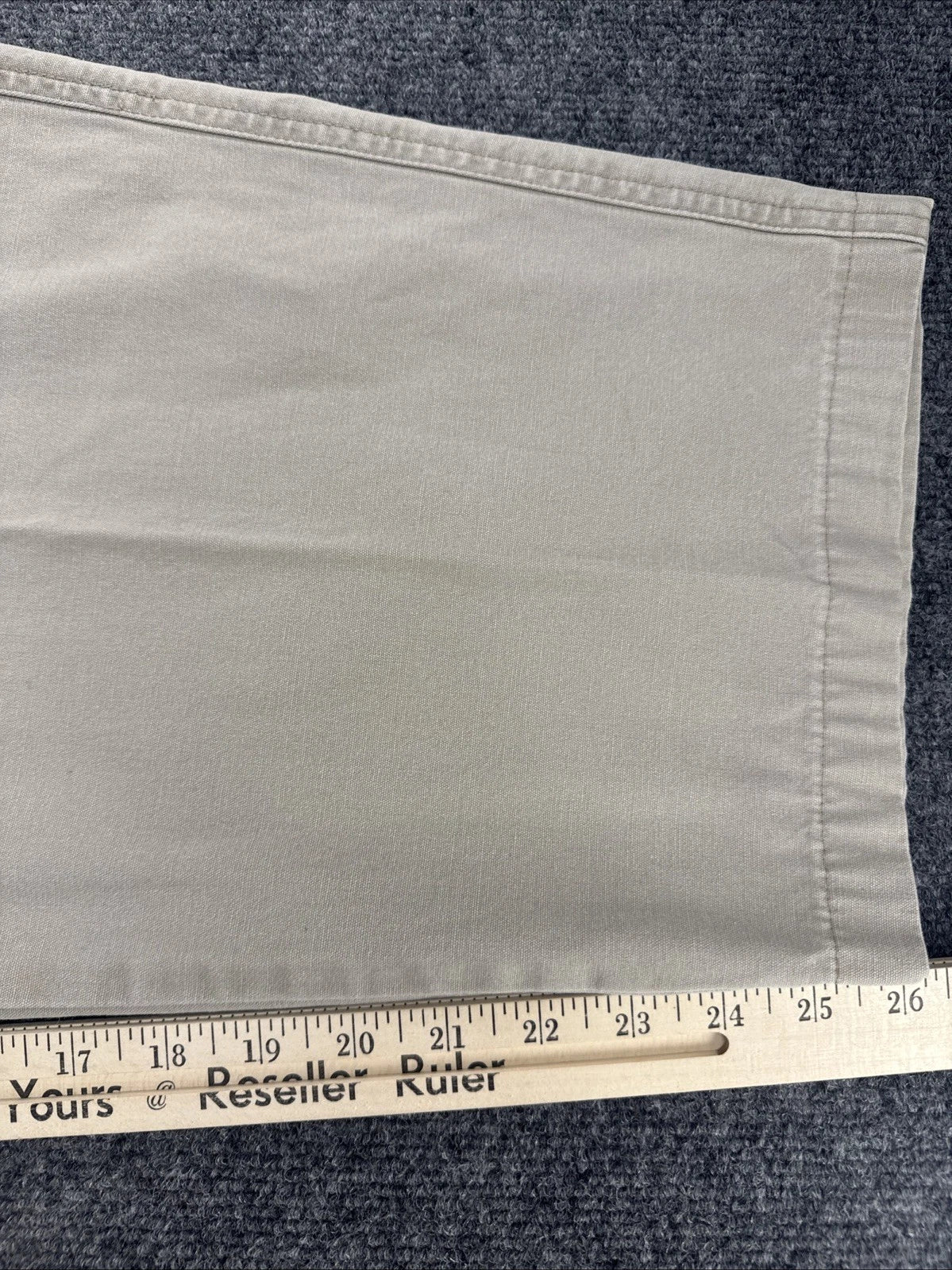 Cabela’s 7-Pocket Hiker Pants Men 44x32 Altered 26 Inseam Khaki Cargo