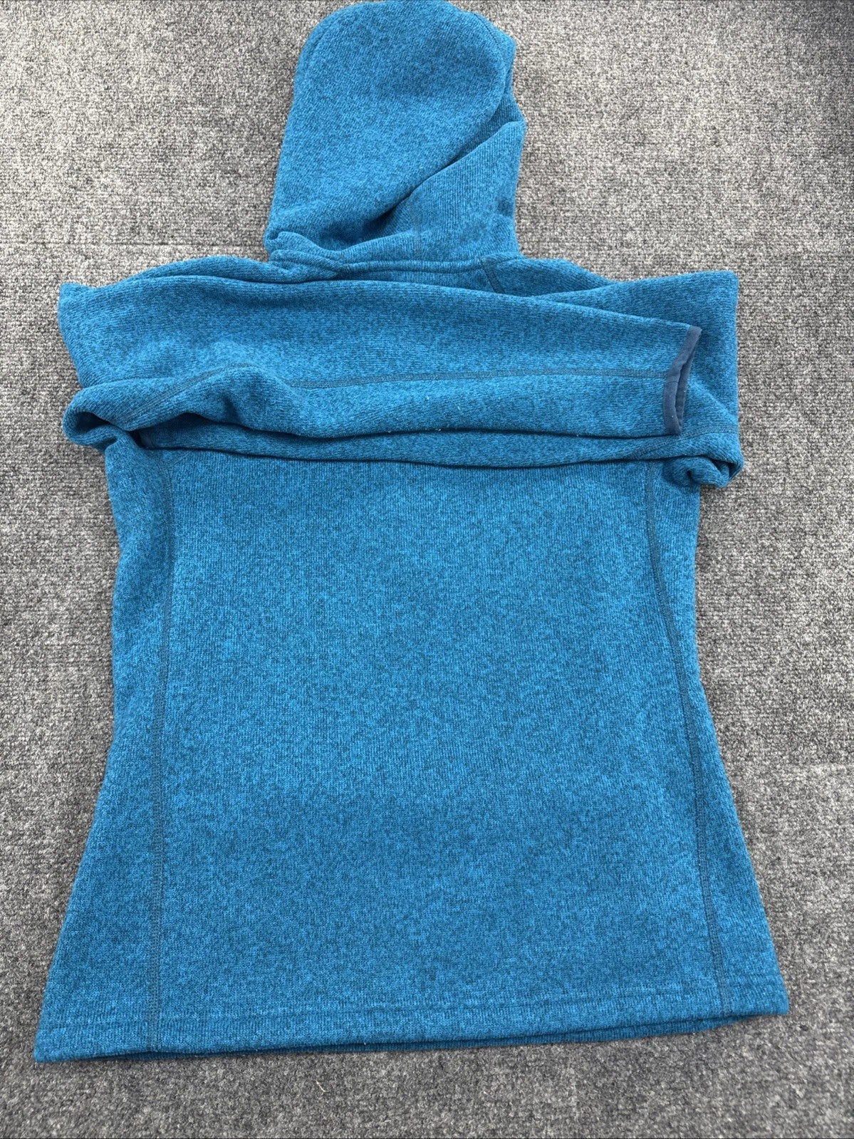The North Face Crescent Sunset Hoodie Women’s M Teal Sweater Knit Fleece