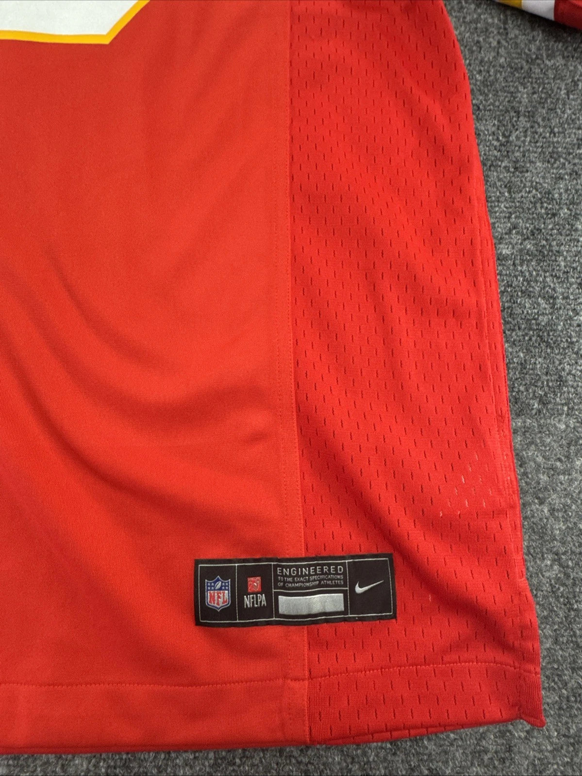 Nike Kansas City Chiefs NFL Custom Coach Eric #00 Red Jersey Mens XL