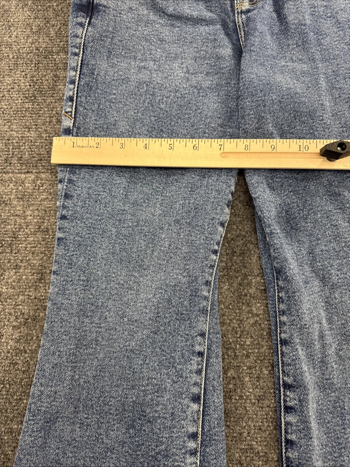 Good American Good Flare Jeans Womens 0 25 High Rise Blue Raw Hem GFH127T