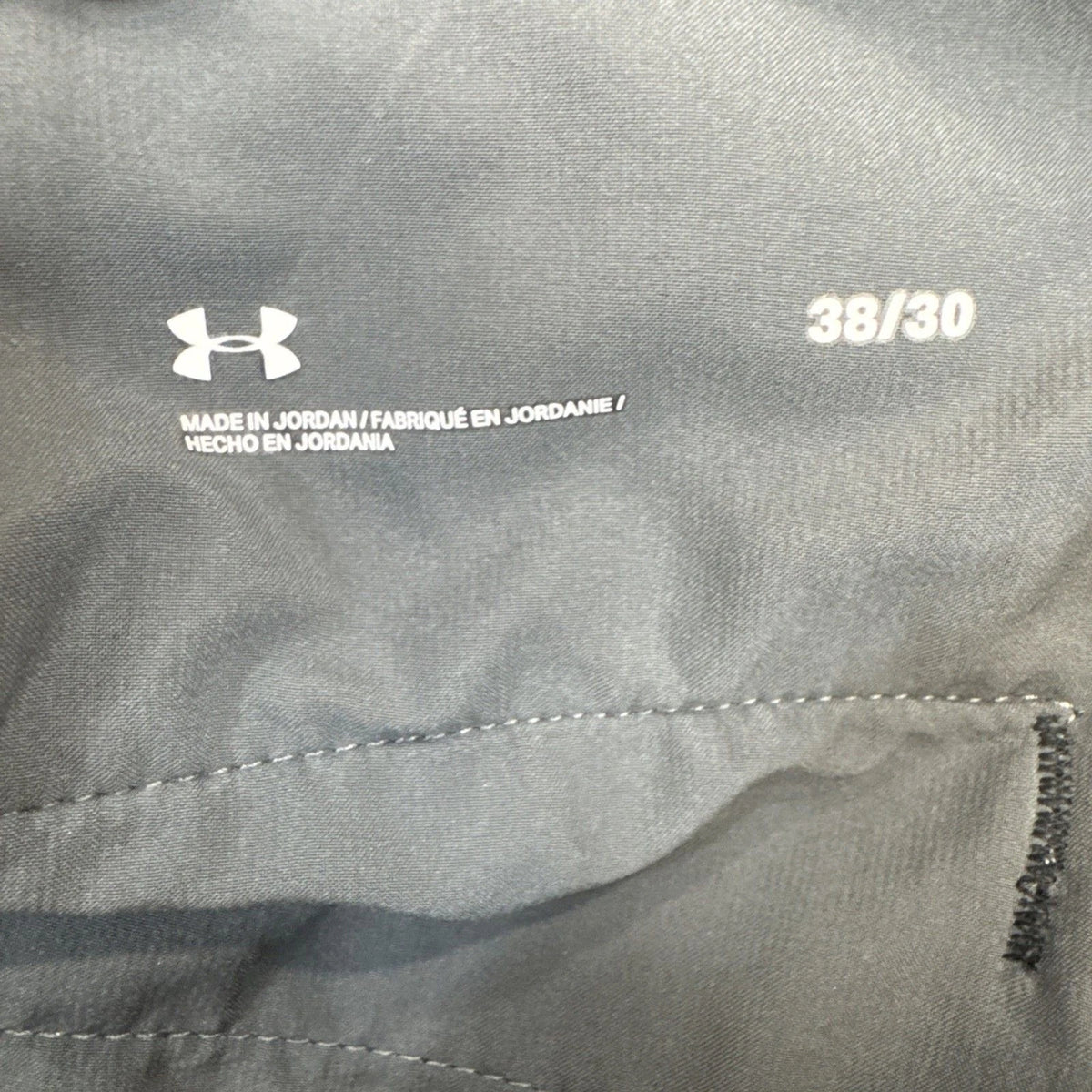 Under Armour Mens Golf Pants 38x30 Black Straight Leg Performance Casual