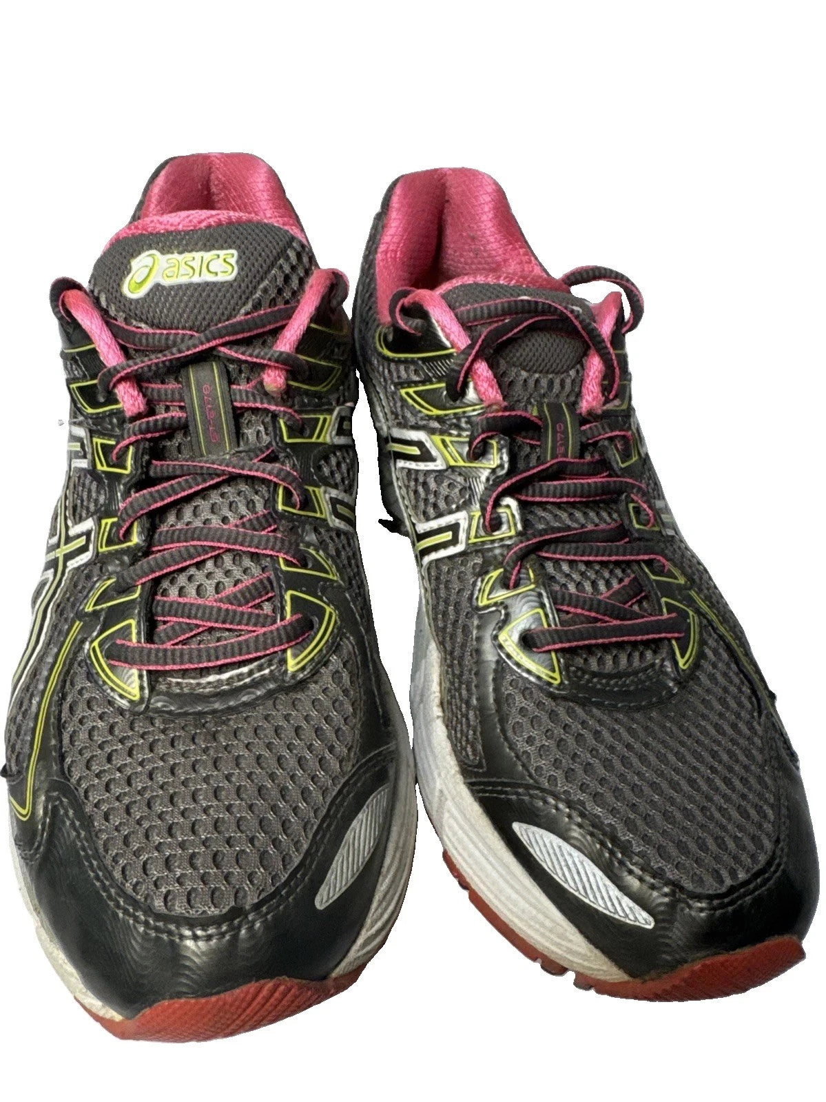 ASICS Gel GT-2170 Women's Size 7.5 Gray Pink Lime Running Shoes T256N