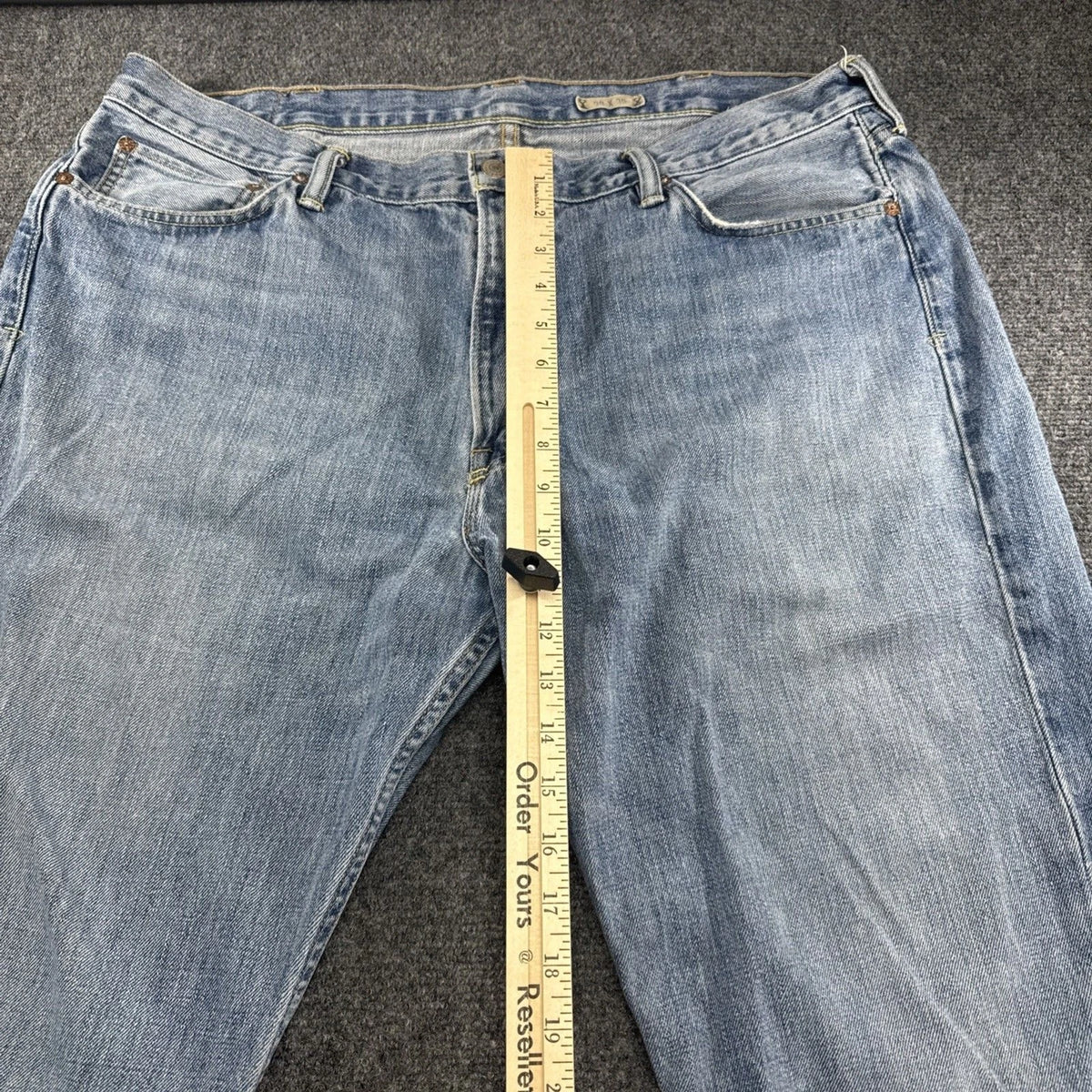 Polo Ralph Lauren Quality Denim Goods Jeans 38x30 Essex Light Wash Cotton