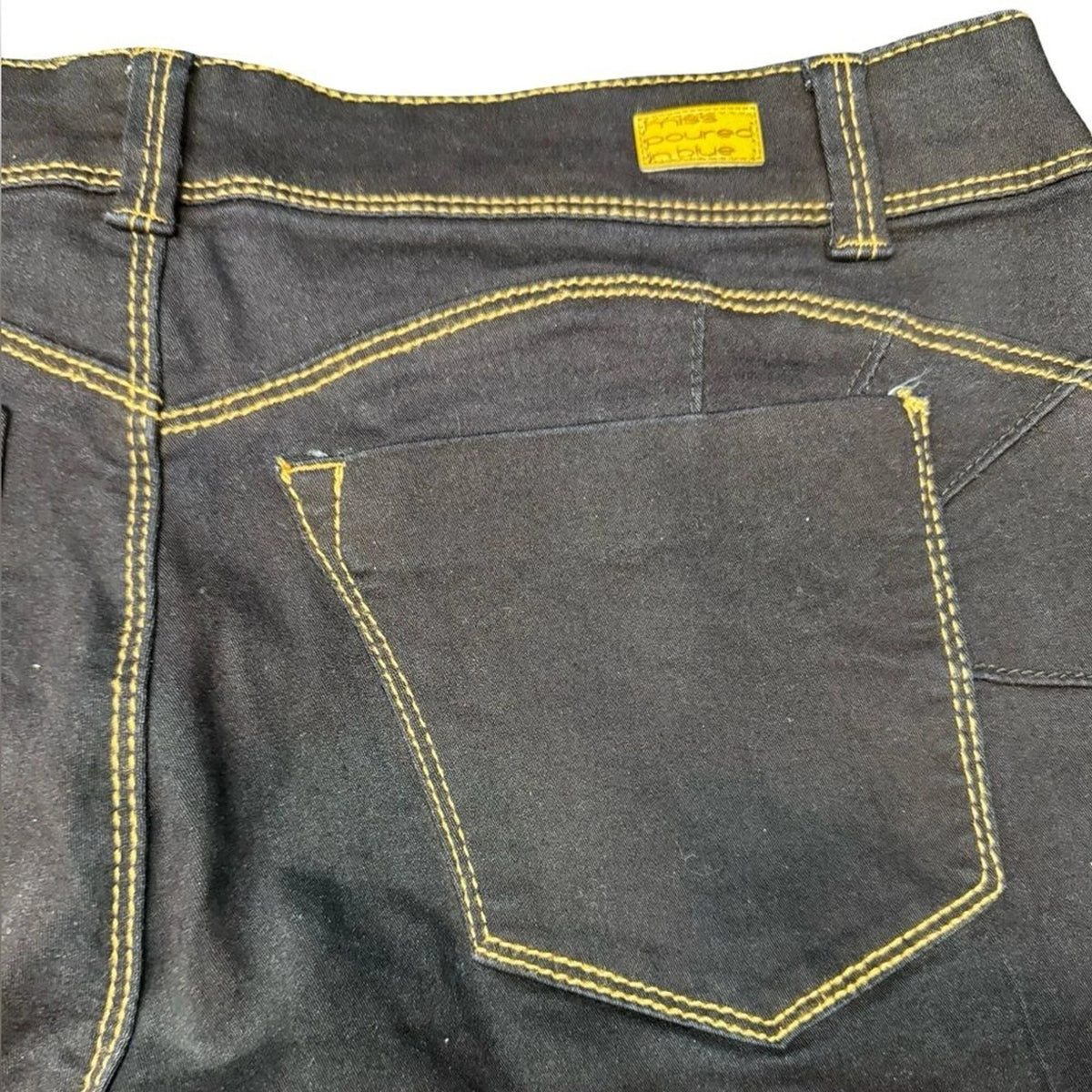 Miss Poured Skinny Jeans Women's Size 16 Dark Wash Stretch Denim EUC