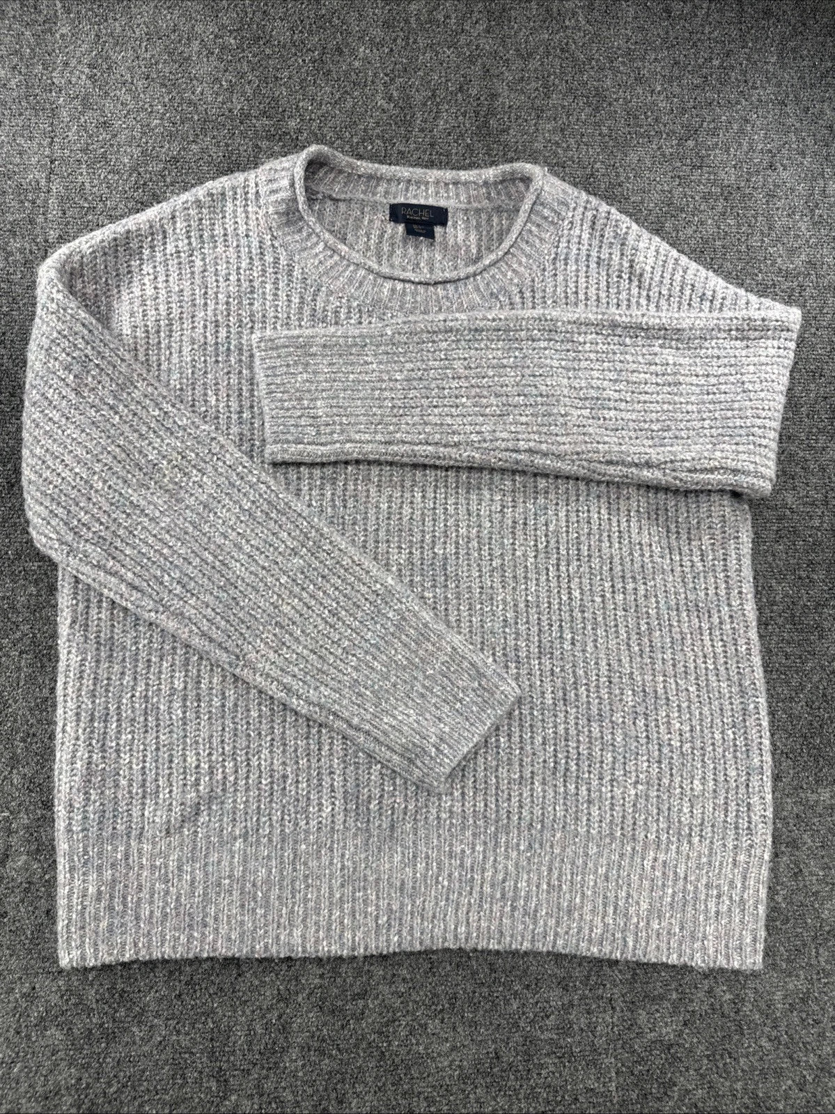 Rachel Rachel Roy Marled Knit Sweater Women's Large Cozy Crewneck Pullover