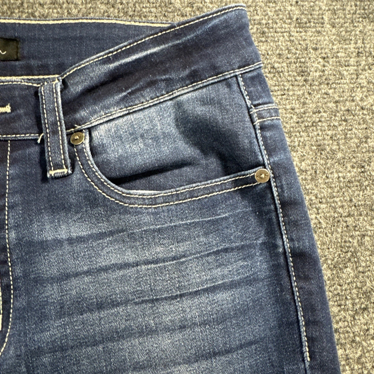KanCan KC7035LD Jeans Womens 7/27 Dark Wash Stretch Bootcut Flare Denim
