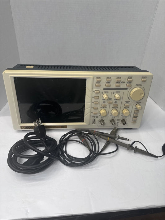 OWON PDS6062T 60MHz Digital Storage Oscilloscope 2 Channel Tested w Probes
