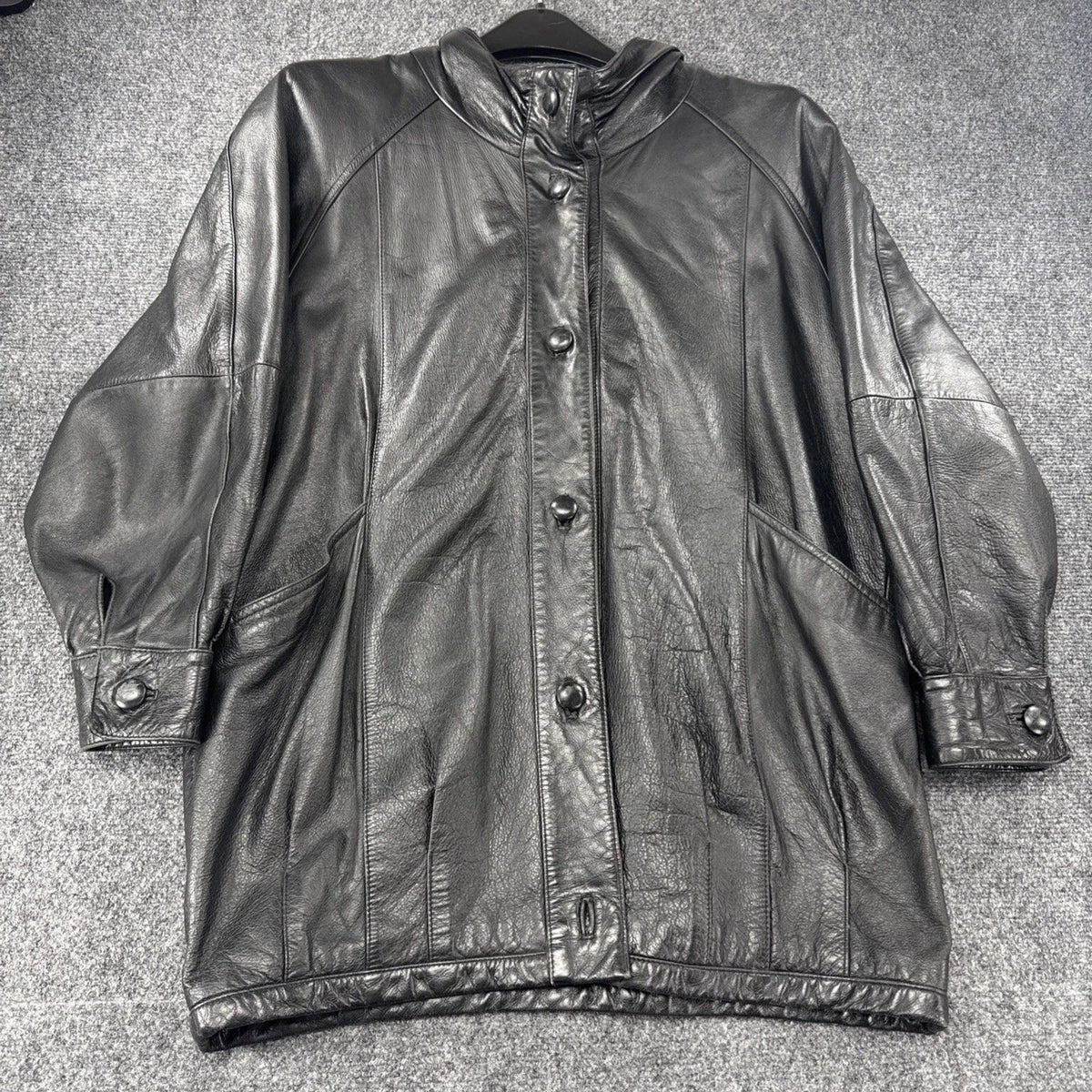 Vintage Pelle New York Milano Leather Jacket Women’s M Black Genuine Leather 90s