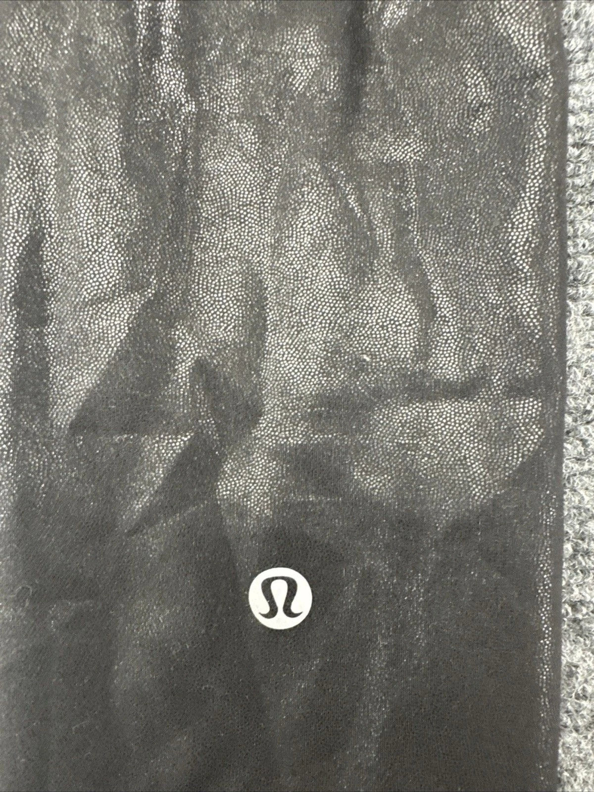Lululemon Wunder Under Shine Leggings Women's 2 Black High Rise Foil EUC