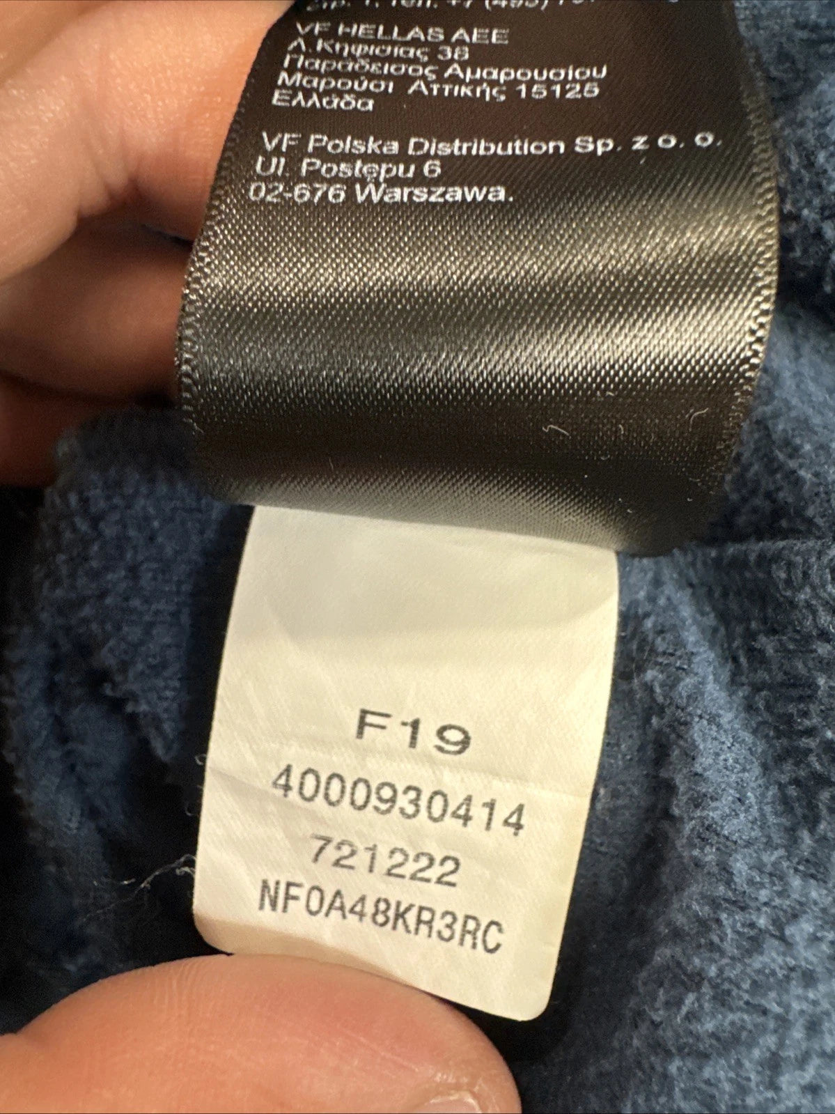 The North Face Men’s M 1/4 Zip Fleece Pullover Blue Navy Colorblock F19