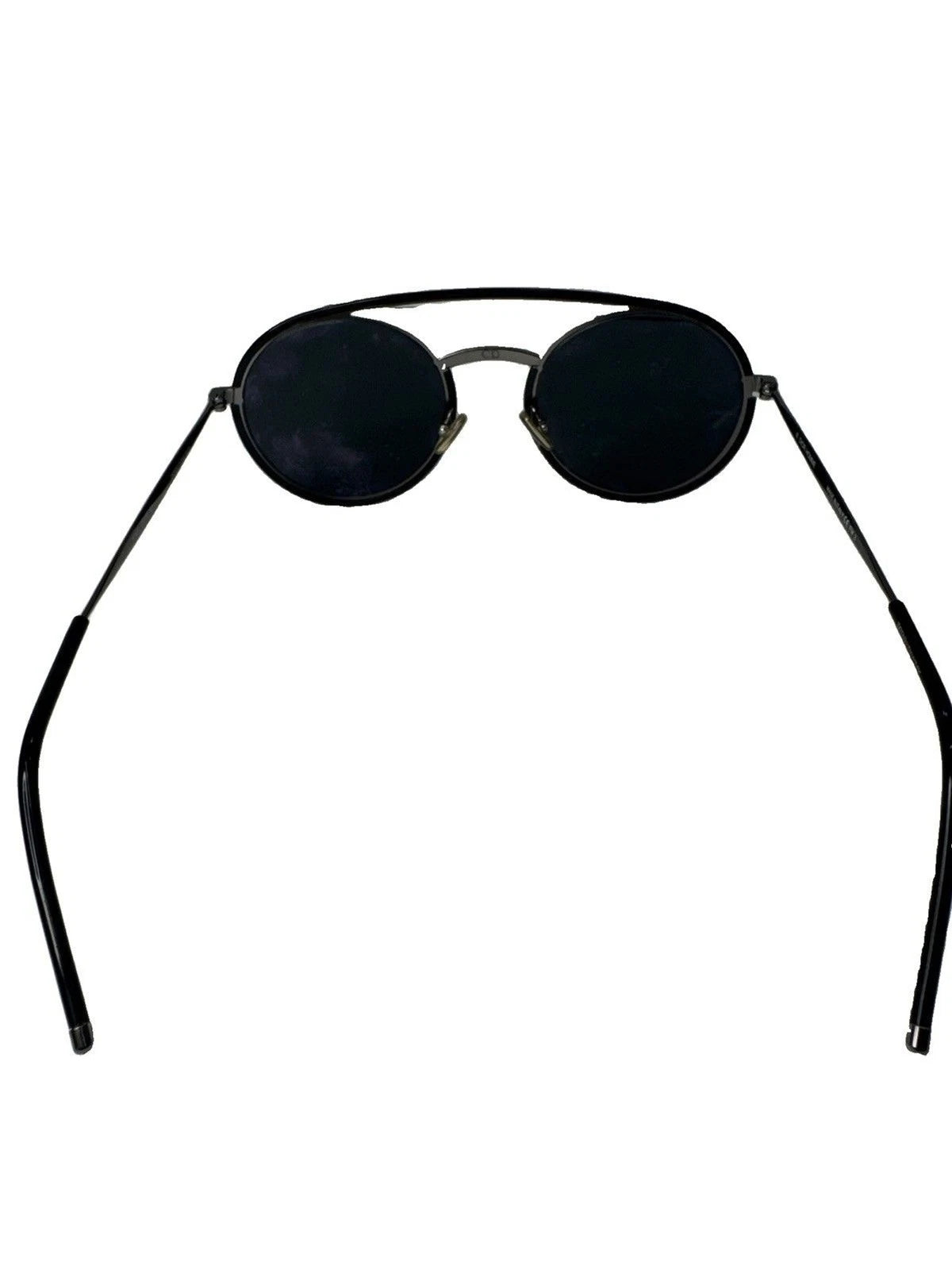 Dior Homme Synthesis 01 Sunglasses Black Round 51-22-155 w/ Case Box