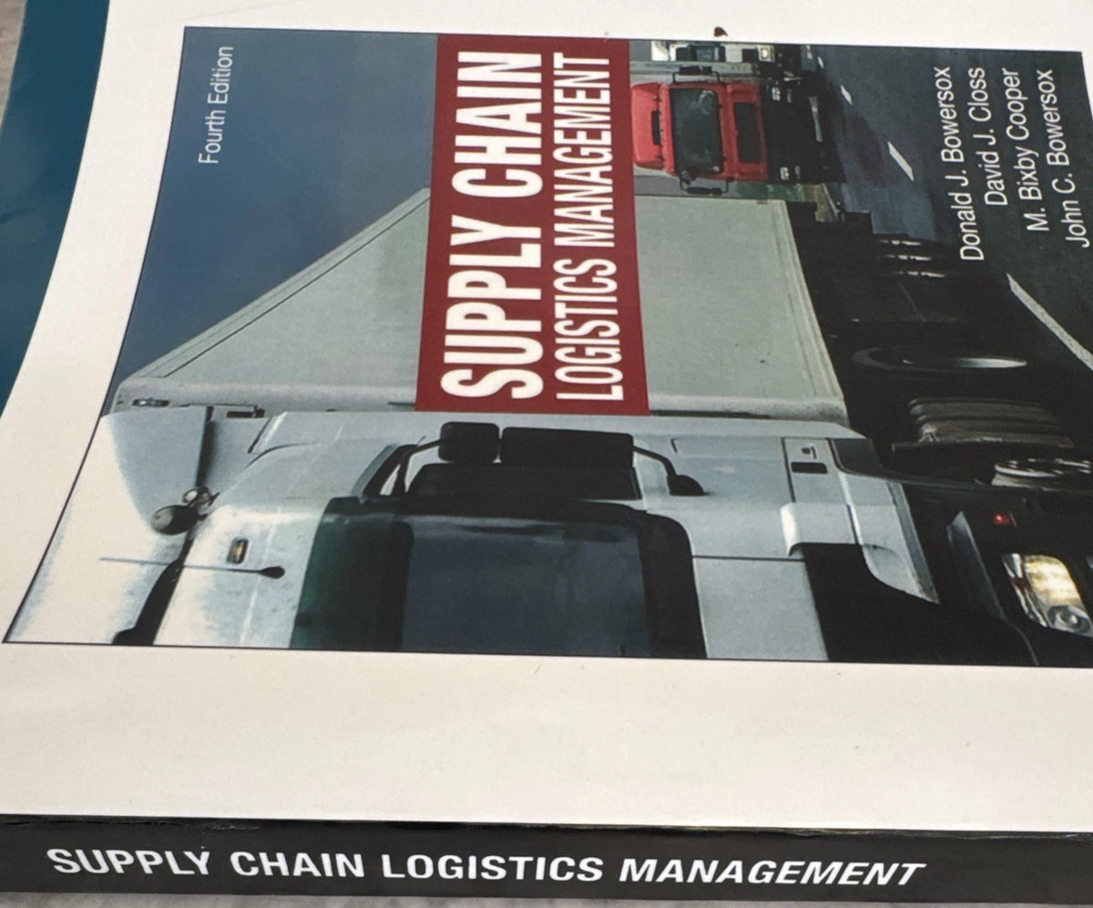 Supply Chain Logistics Management 4th Ed Bowersox McGraw Hill Paperback