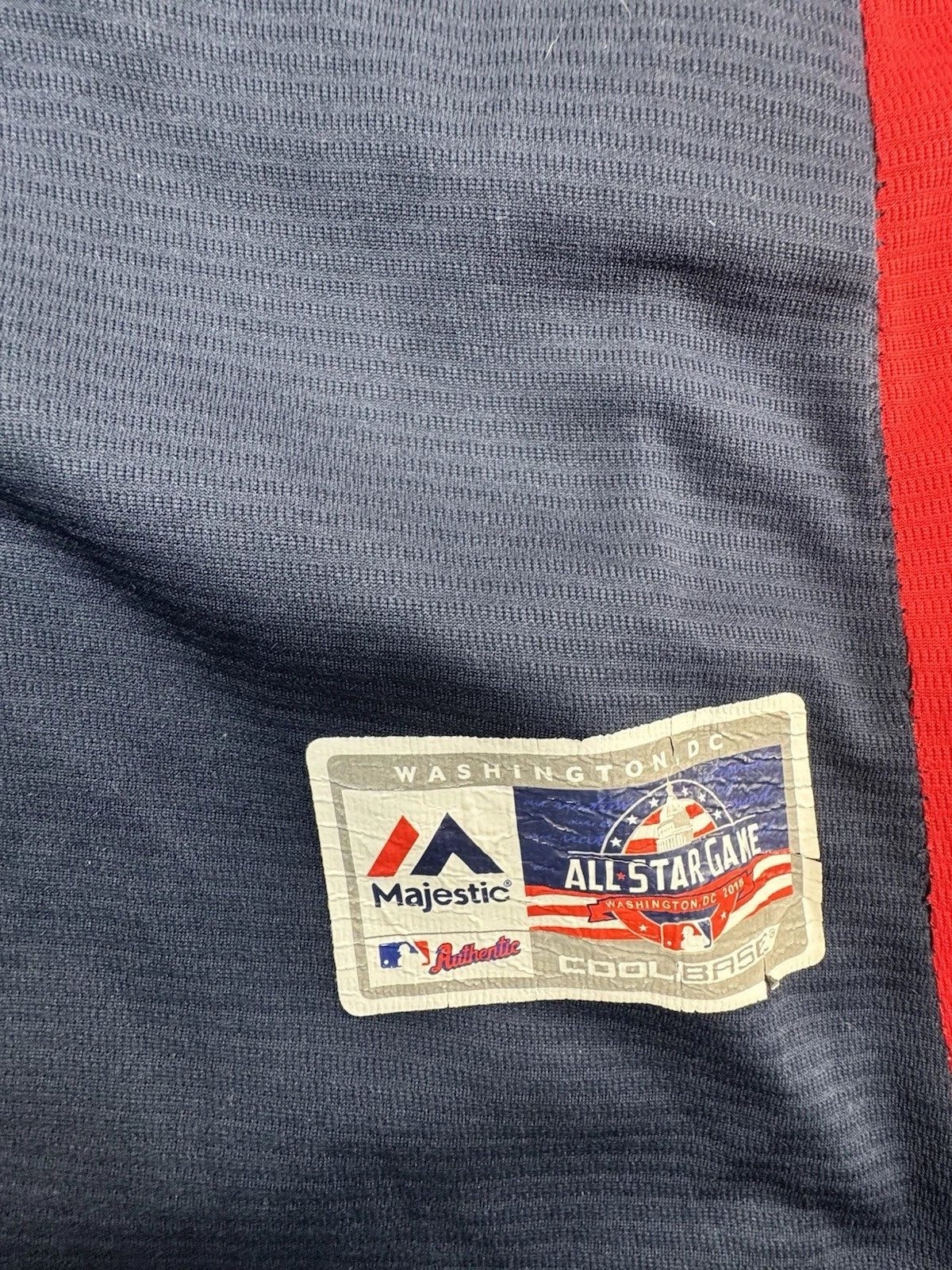 Majestic Mookie Betts 2018 MLB All-Star Jersey Mens L Red Sox Navy Cool Base