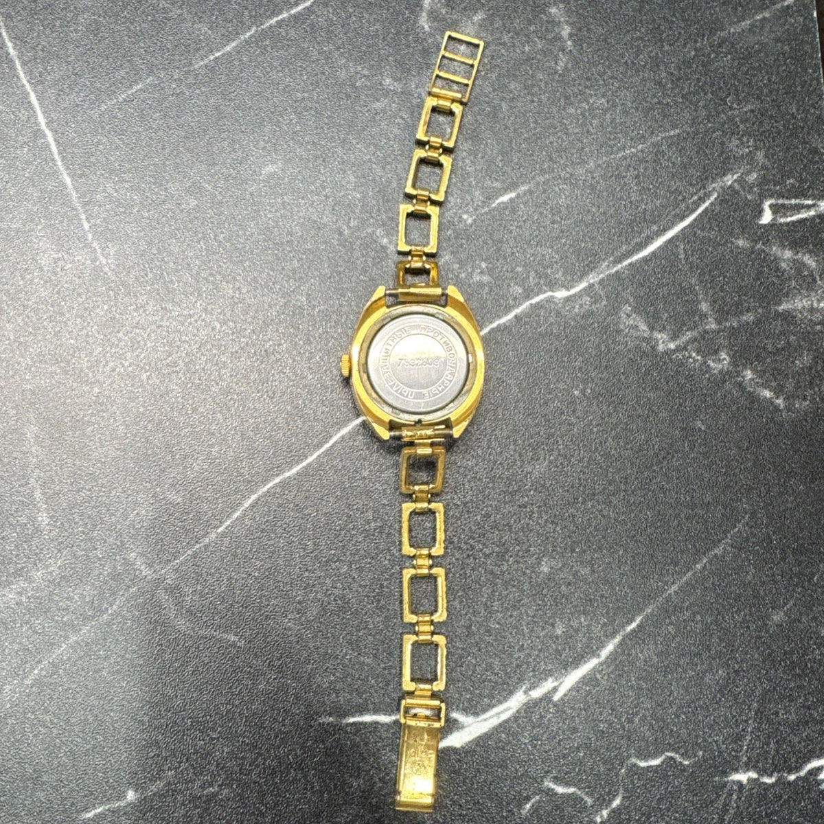 Vintage Zarya 22 Jewels Moscow 1980 Olympics USSR Mechanical Watch Working