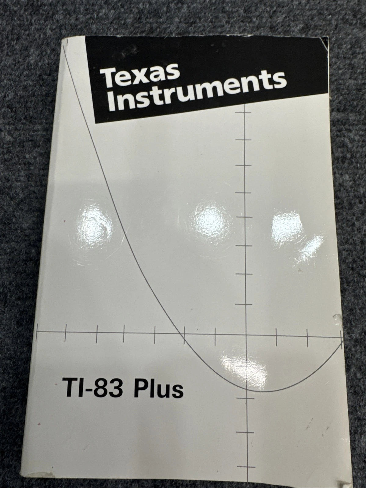 Texas Instruments TI-83 Plus Graphing Calculator User Guide Manual OEM Book